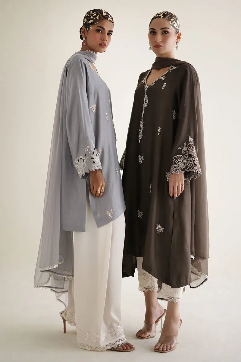 Embroidered khaadi shirt sets