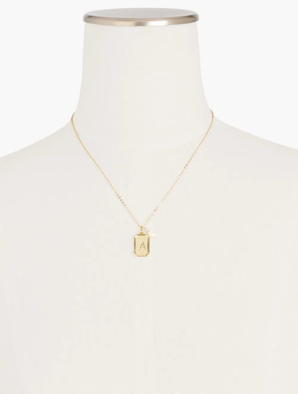 Monogram Initial Pendant Necklace