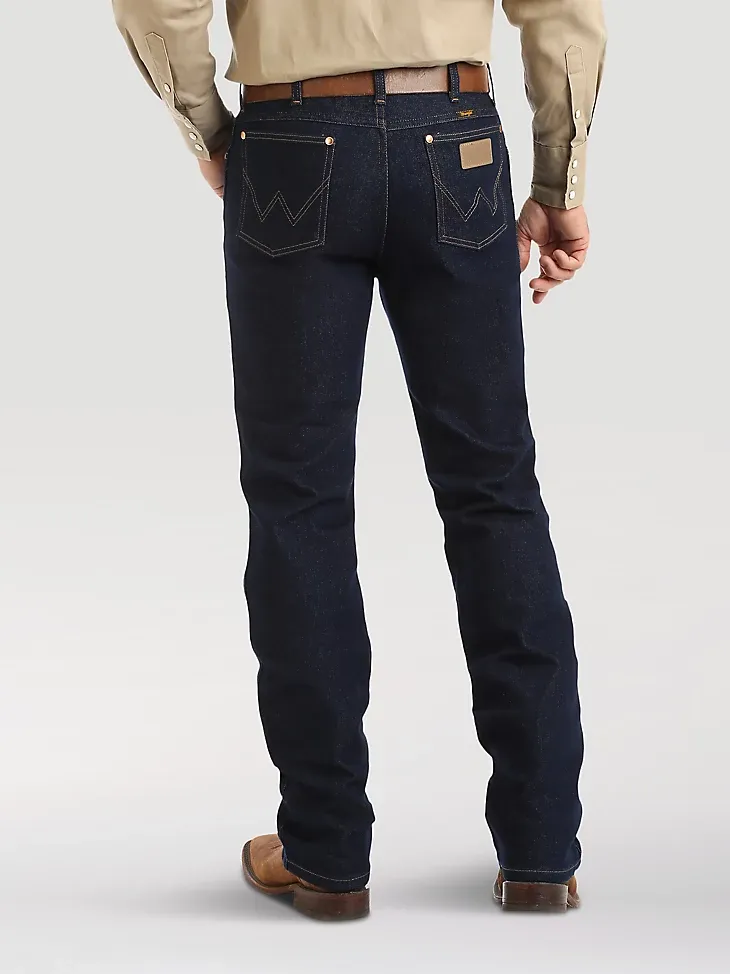 WRANGLER® COWBOY CUT® ORIGINAL FIT ACTIVE FLEX JEANS IN BLACK