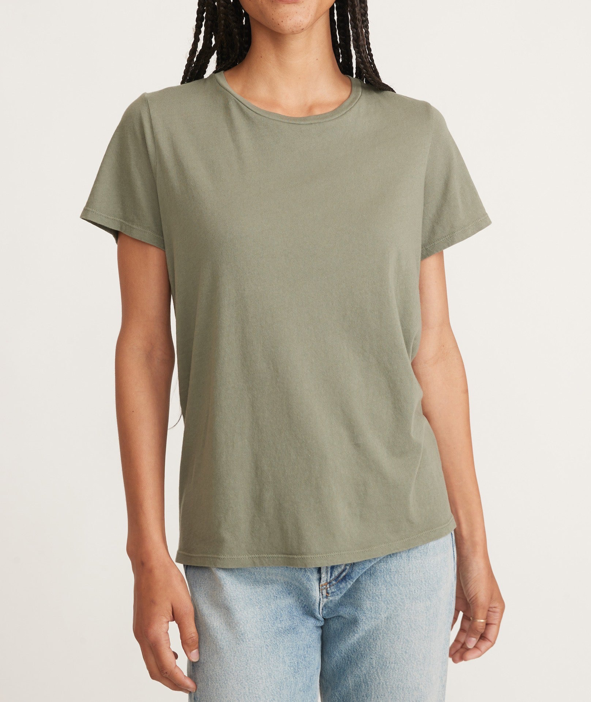 Easy Crew Vetiver Tee