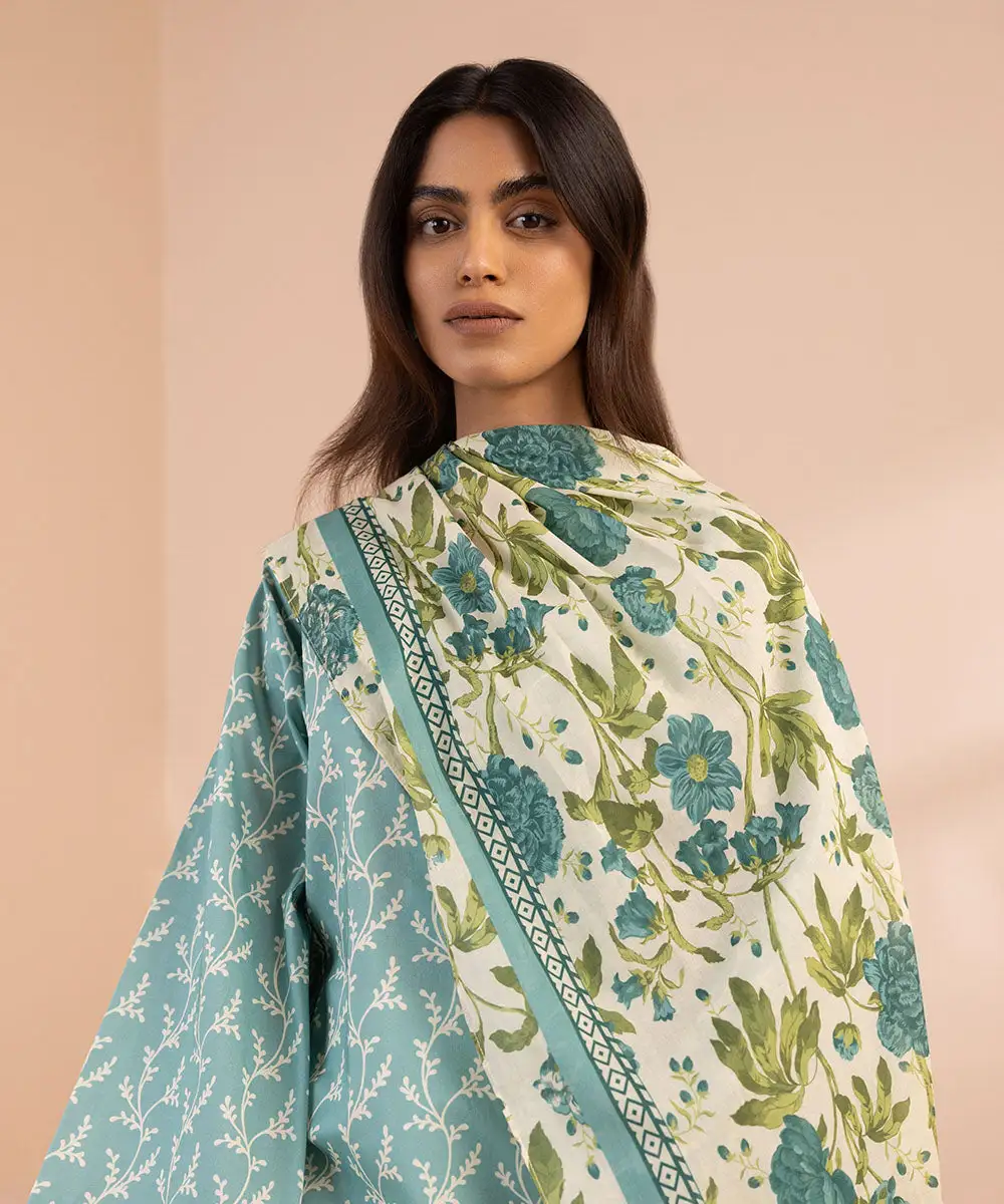 2 Piece - Printed Lawn Suit