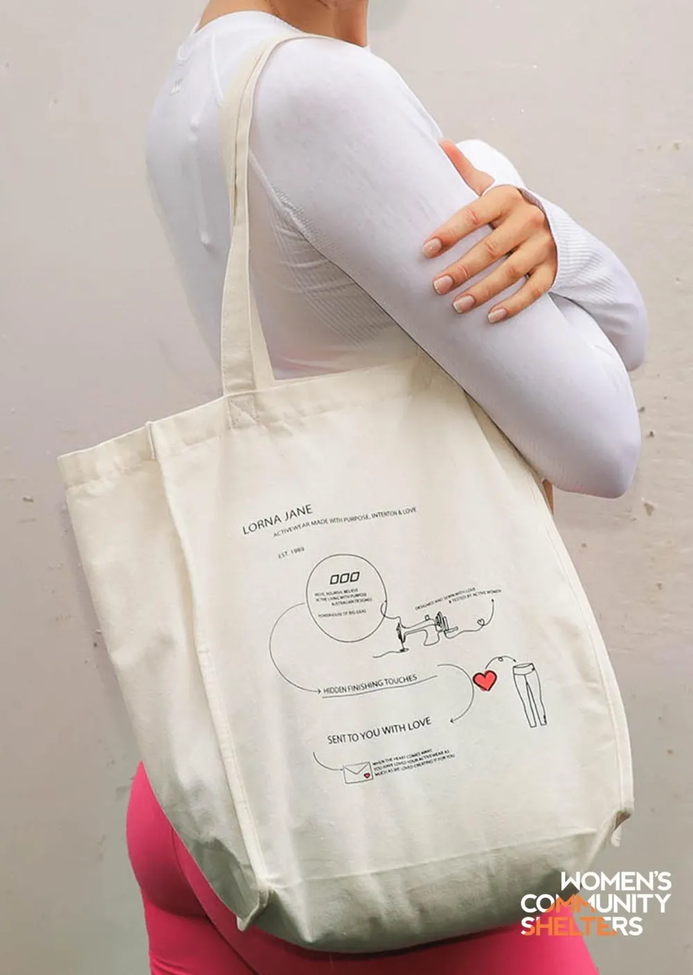 Charity Love Tote Bag