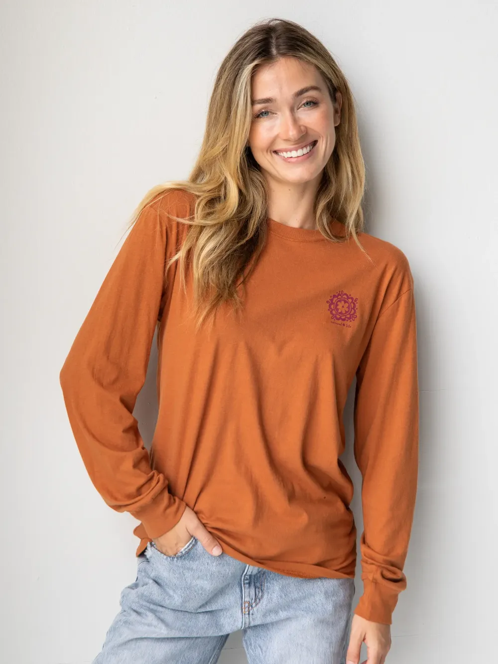 Long Sleeve Cotton Comfy Tee Shirt - Stay Close