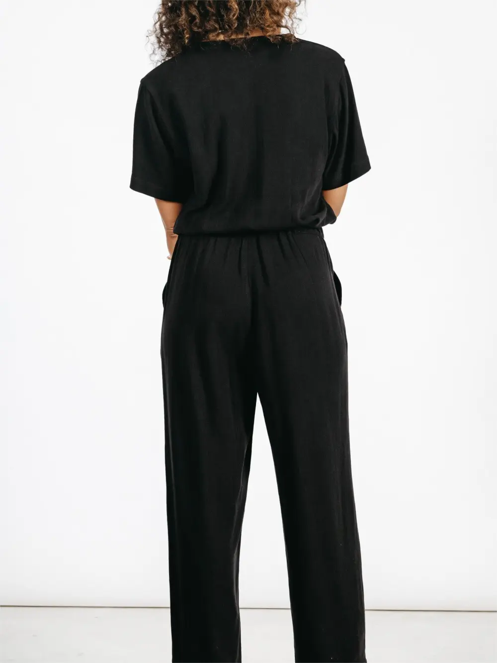 The Thea Black Jumpsuit