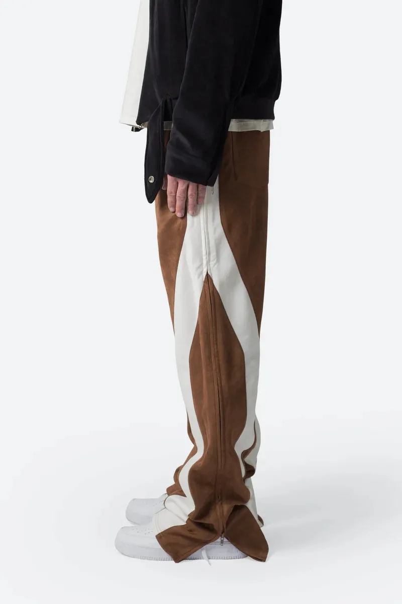 SUEDE DRAWCORD PANTS