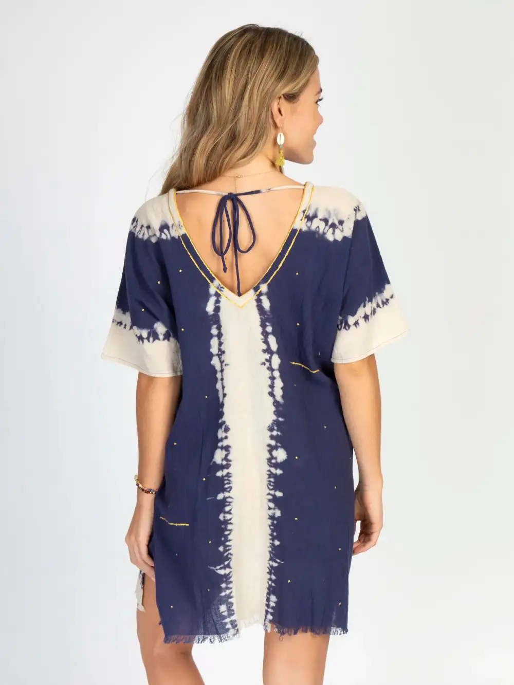 Sayulita Kaftan - Indigo