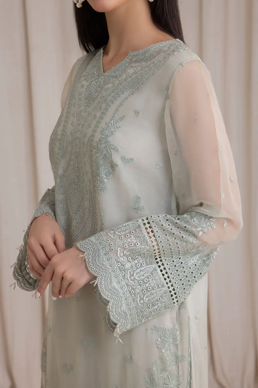 EMBROIDERED CHIFFON SETS