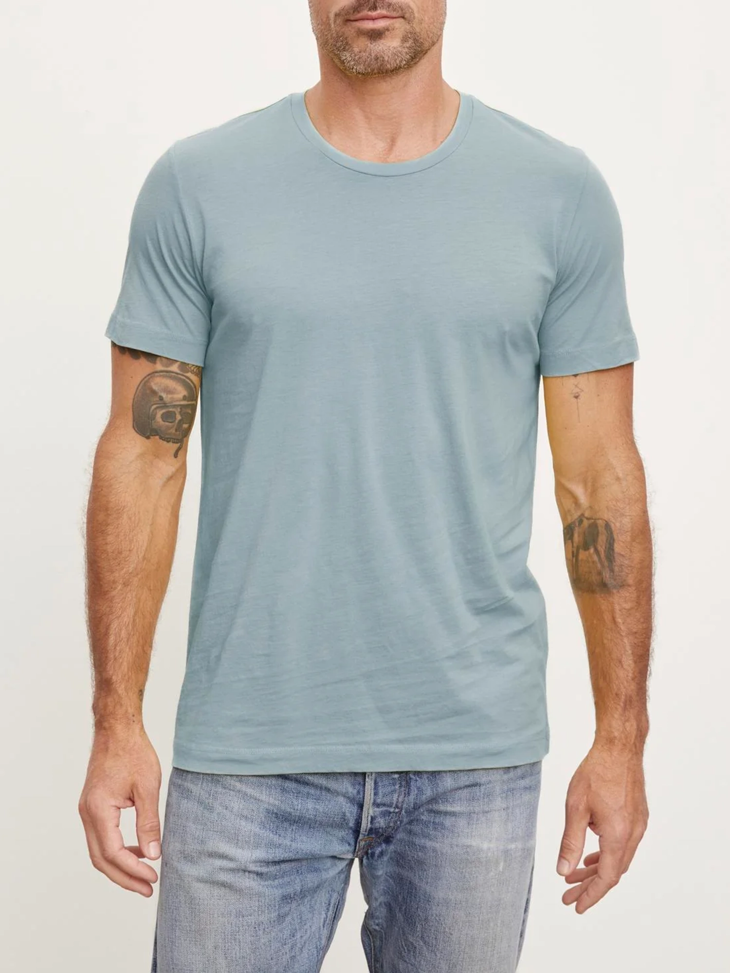 Men'S Fashion Round Neck Cotton T-Shirt