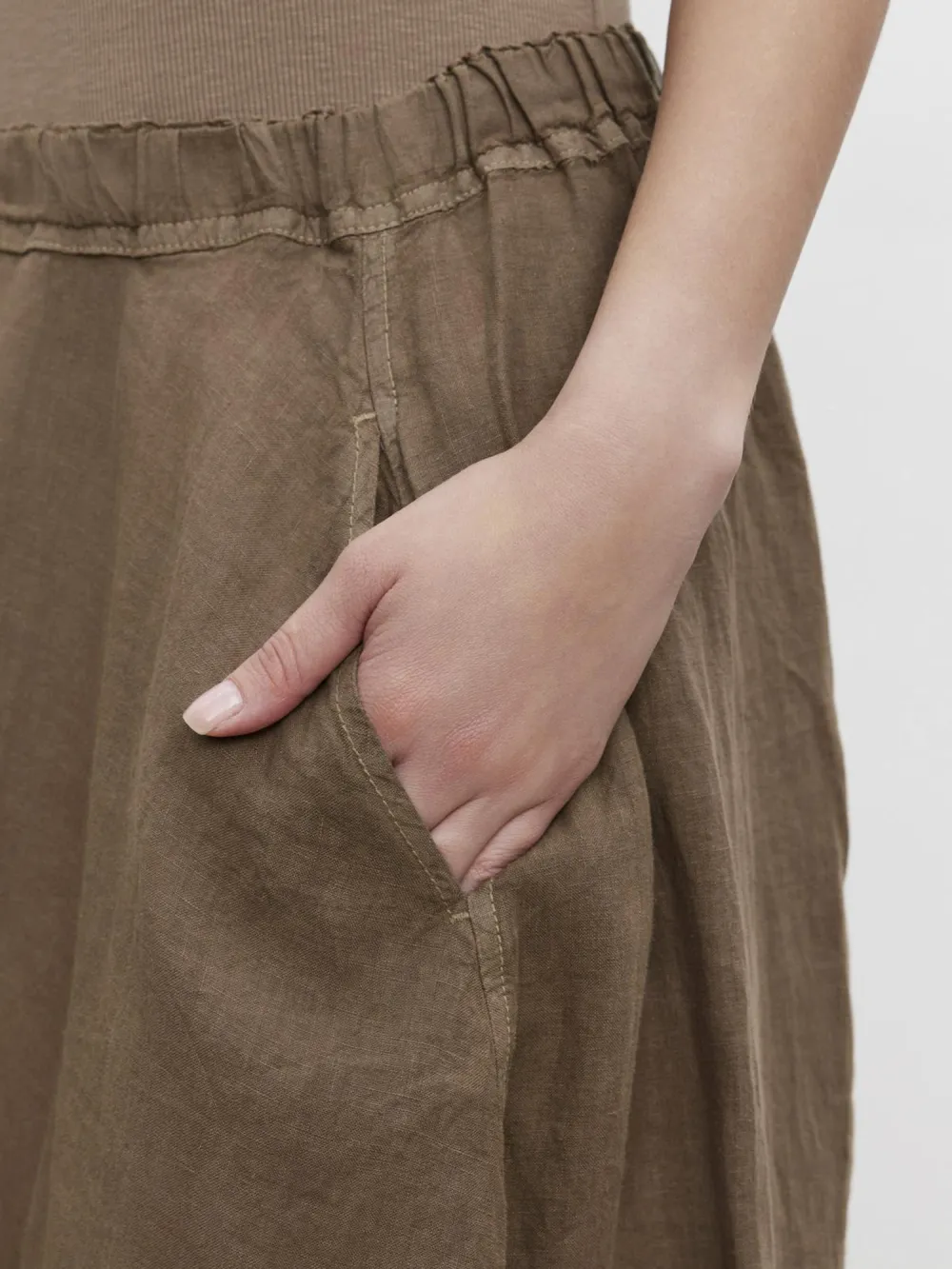 Fae Linen A-Line Skirt