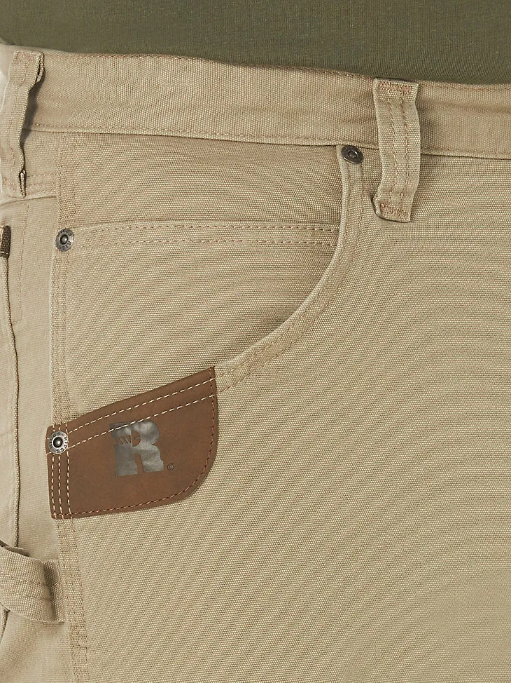 WRANGLER® RIGGS WORKWEAR® STRETCH RANGER CARGO SHORT IN DARK KHAKI