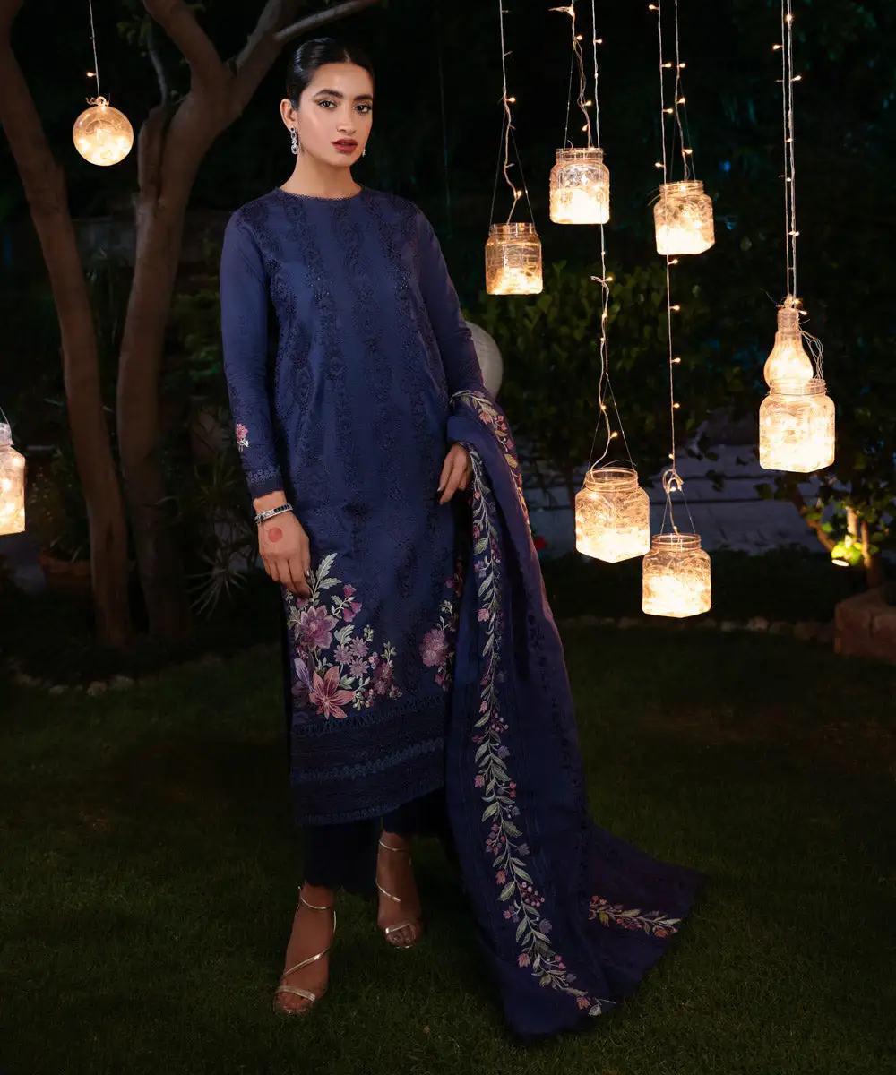 3 Piece - Embroidered Lawn Suit