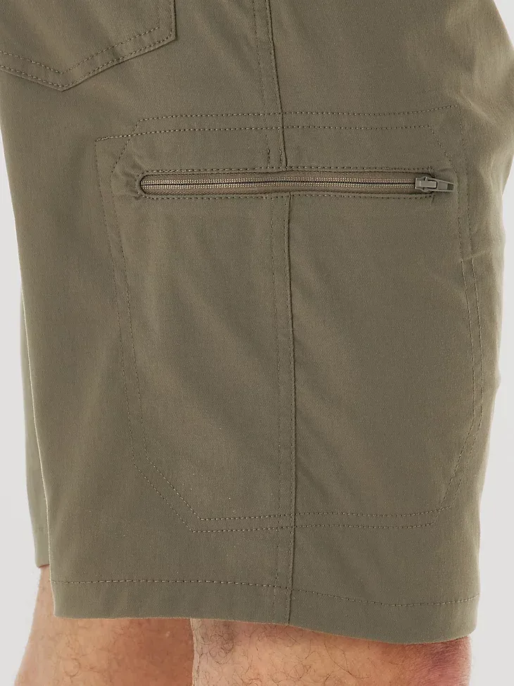 MEN'S WRANGLER AUTHENTICS® COMFORT WAIST CARGO SHORT IN SAGEBRUSH