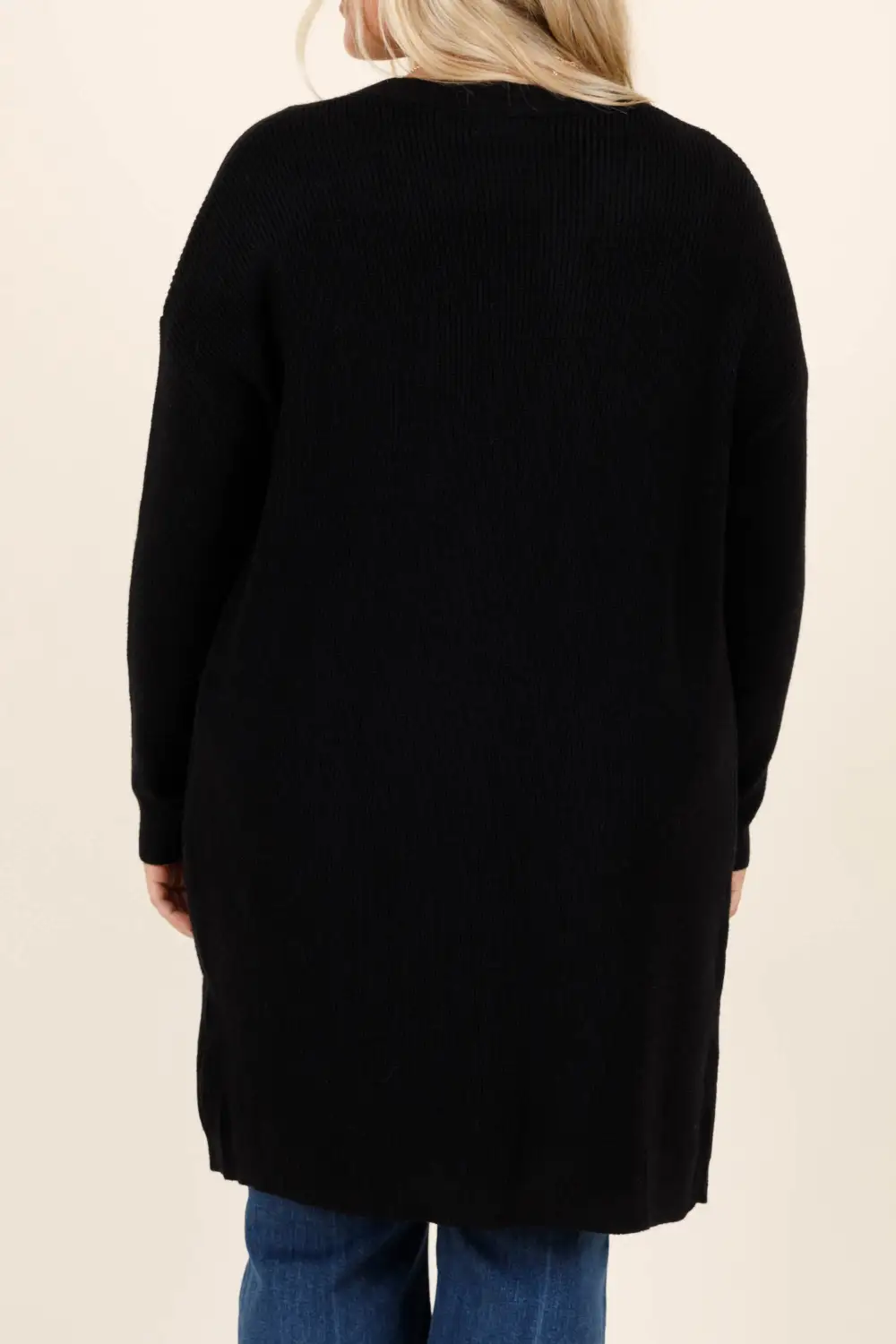 Realize To Realign Cardigan, Black