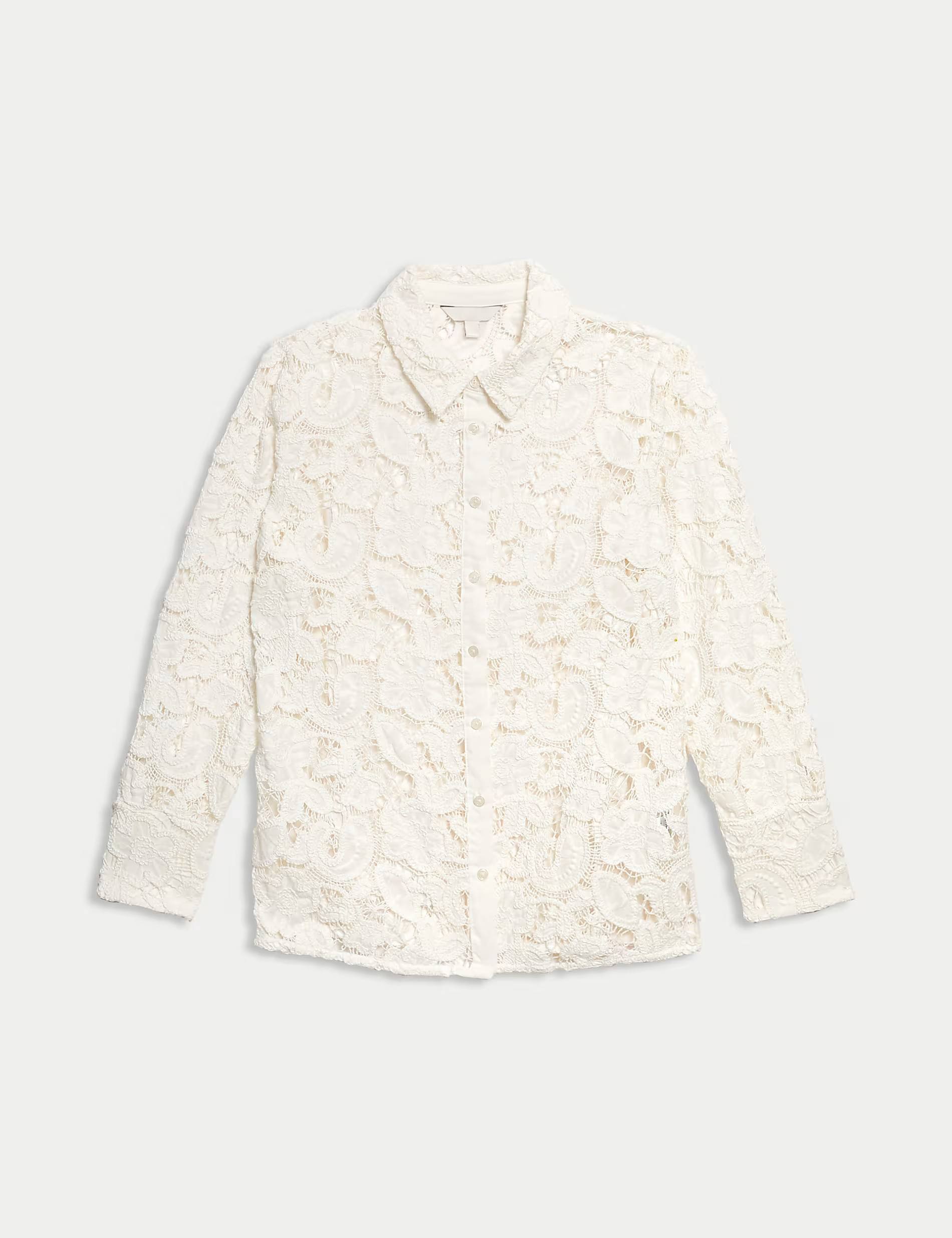 Pure Cotton Broderie Shirt