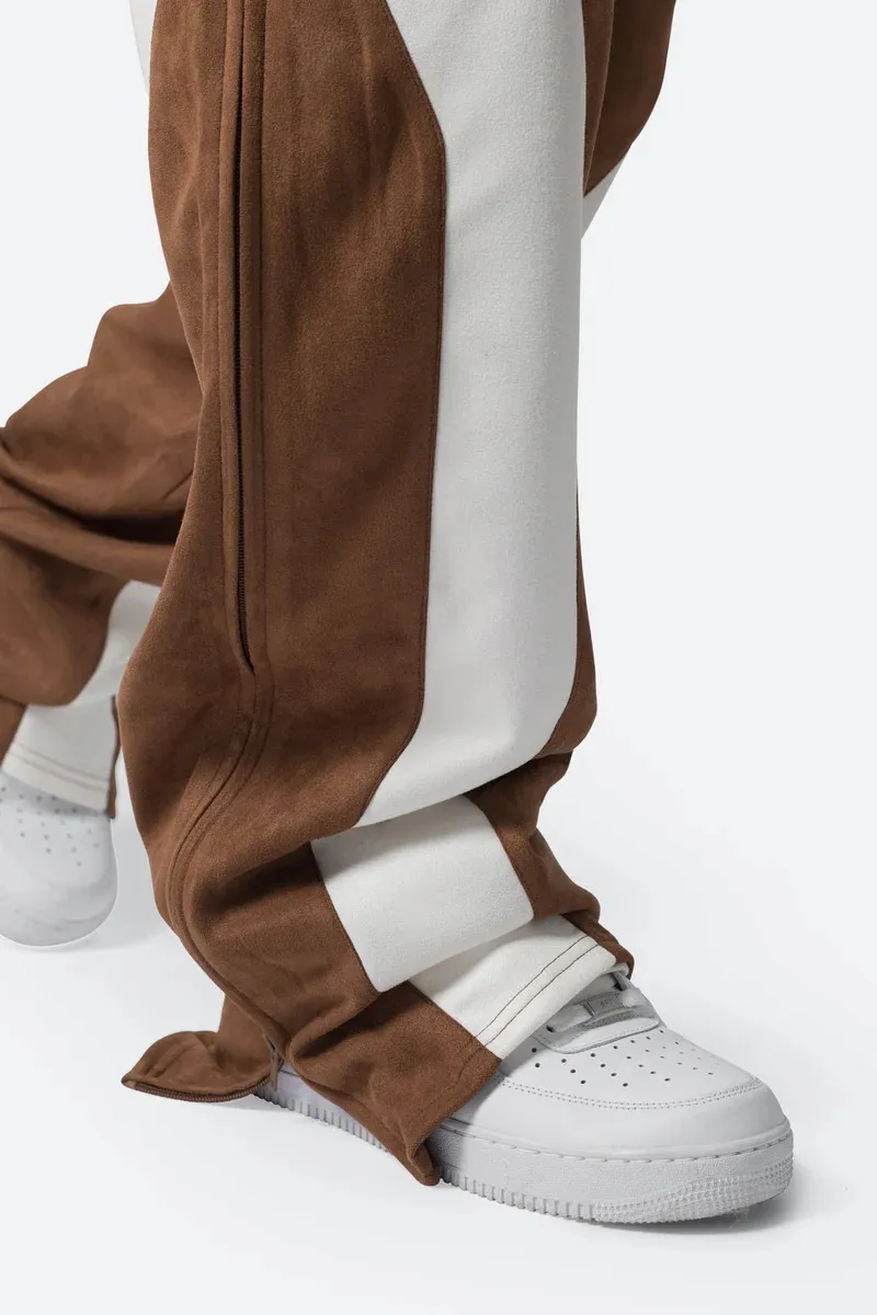 SUEDE DRAWCORD PANTS