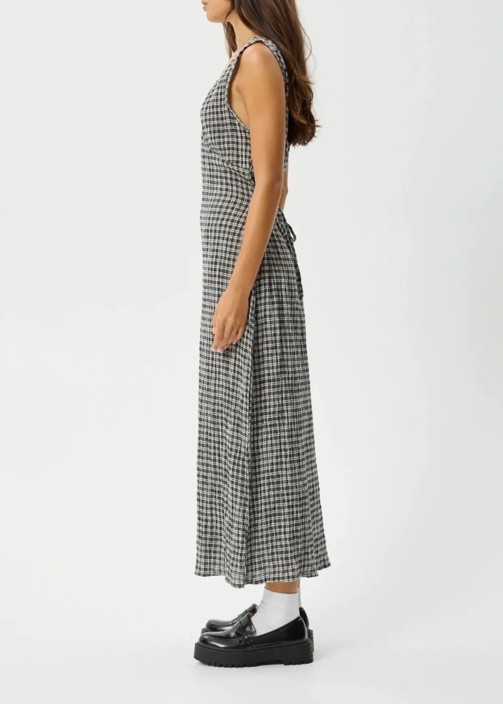 Seersucker Maxi Dress