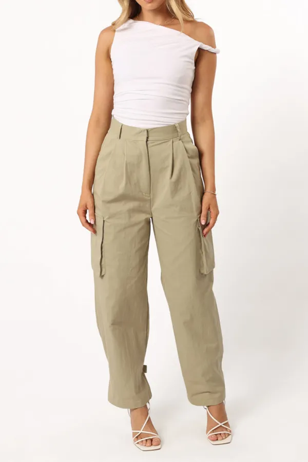 AIMEE CARGO PANT - KHAKI