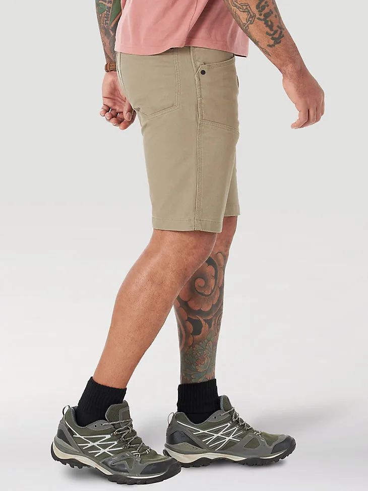 ATG BY WRANGLER™ MEN'S REINFORCED UTILITY SHORT IN COPPER BROWN