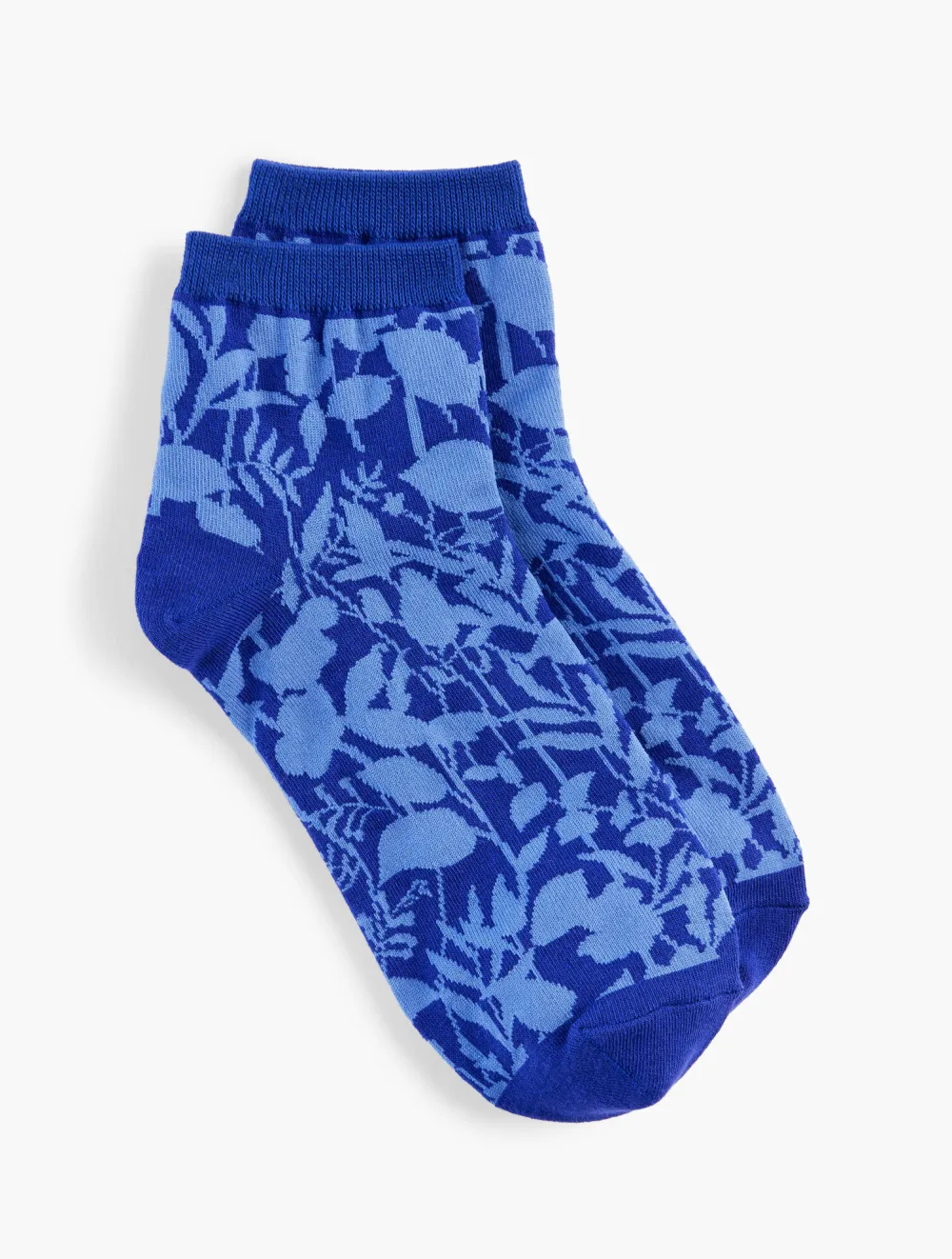 Two Tone Vines Crew Socks