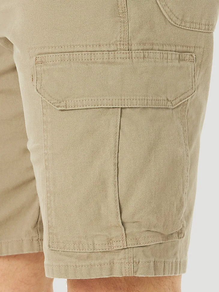 WRANGLER® RIGGS WORKWEAR® STRETCH RANGER CARGO SHORT IN DARK KHAKI