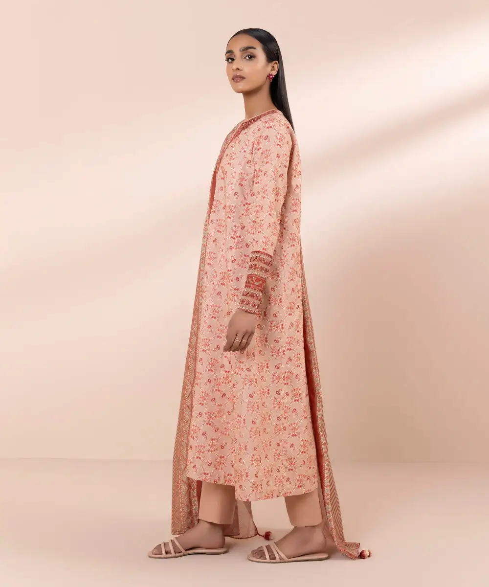 3 Piece - Embroidered Lawn Suit