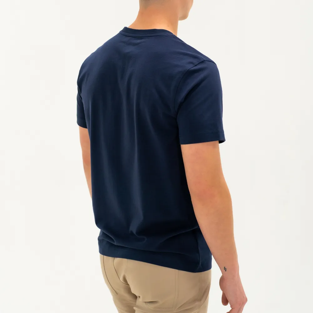 Short Sleeve Stretch Henley