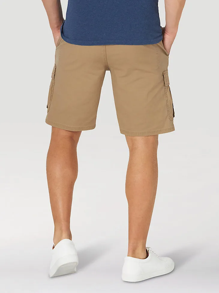 MEN'S WRANGLER AUTHENTICS® STRETCH CARGO SHORT IN GRAIN