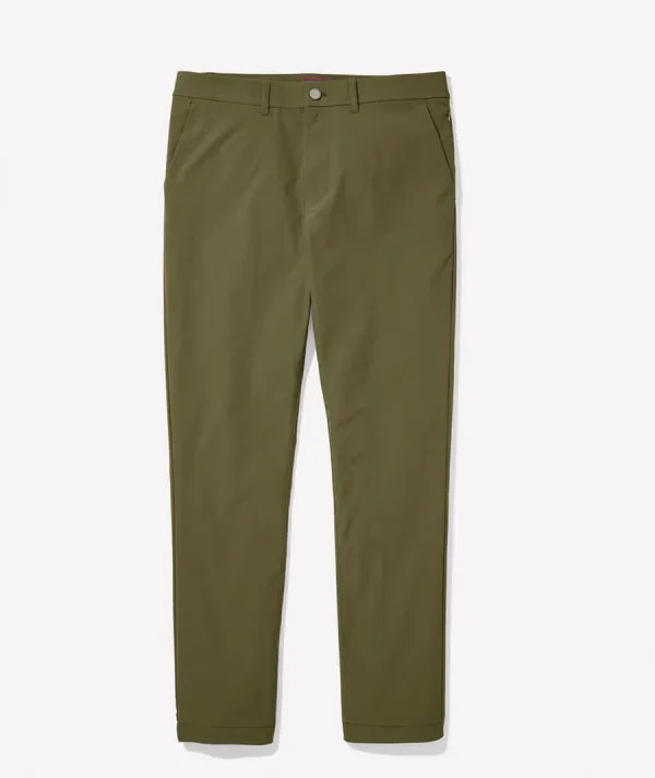 Olive Green Men's Business Trousers