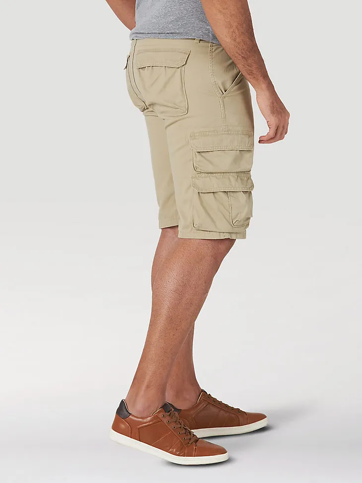 MEN'S WRANGLER AUTHENTICS® CARGO SHORT IN CAMEL