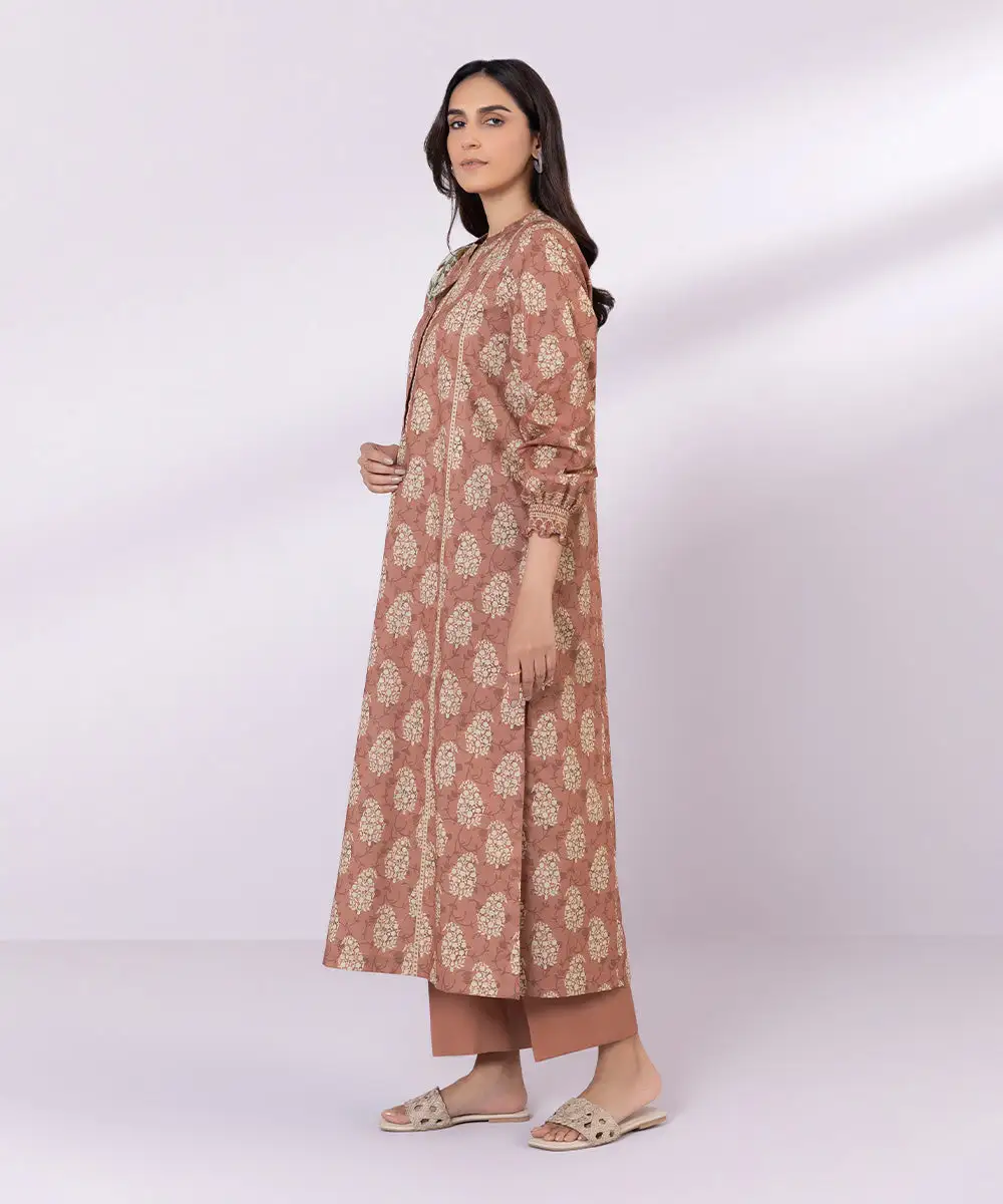 3 Piece - Printed Zari Lawn Suit