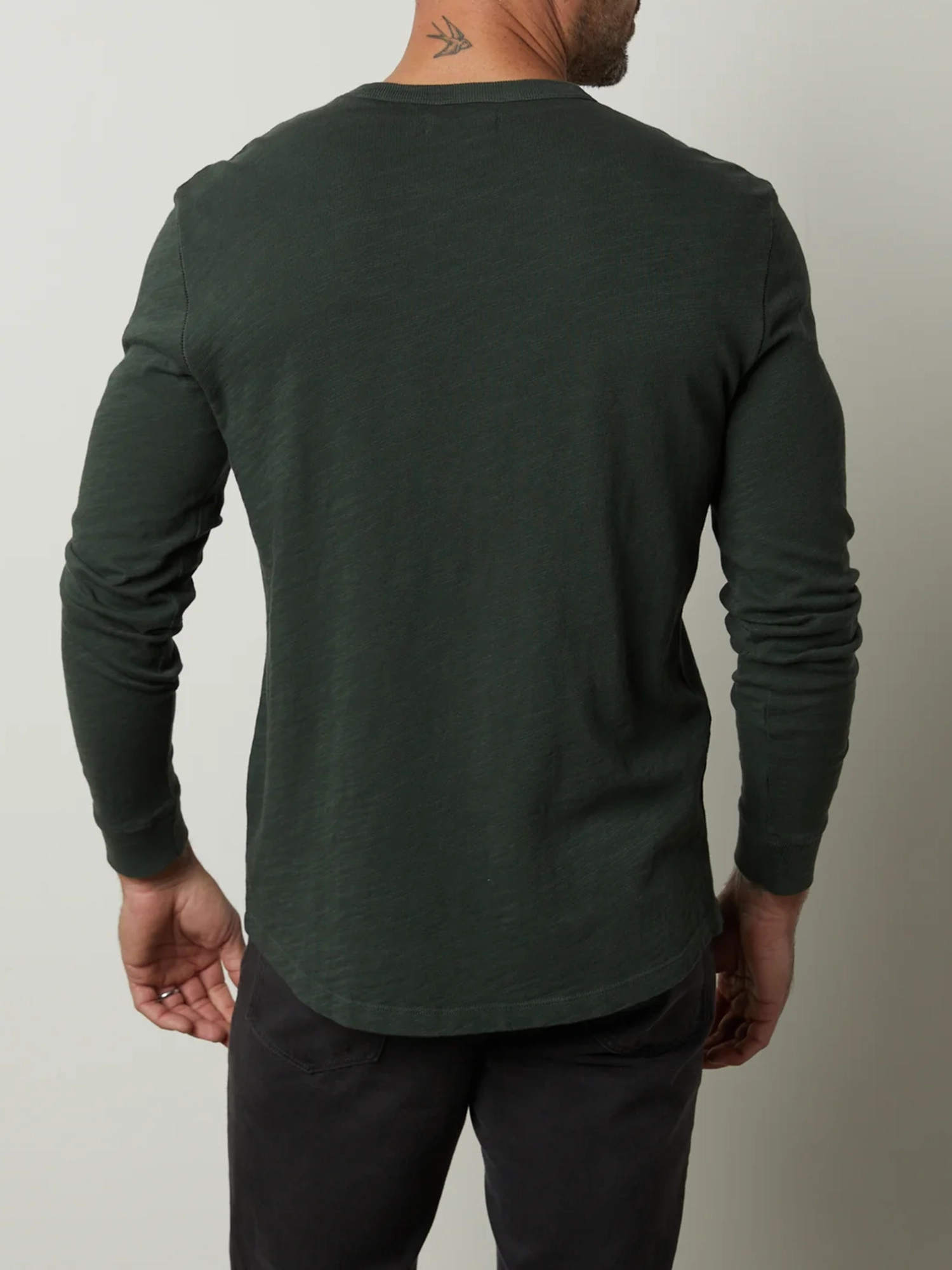 Men'S Fashion Cotton Long Sleeve T-Shirt