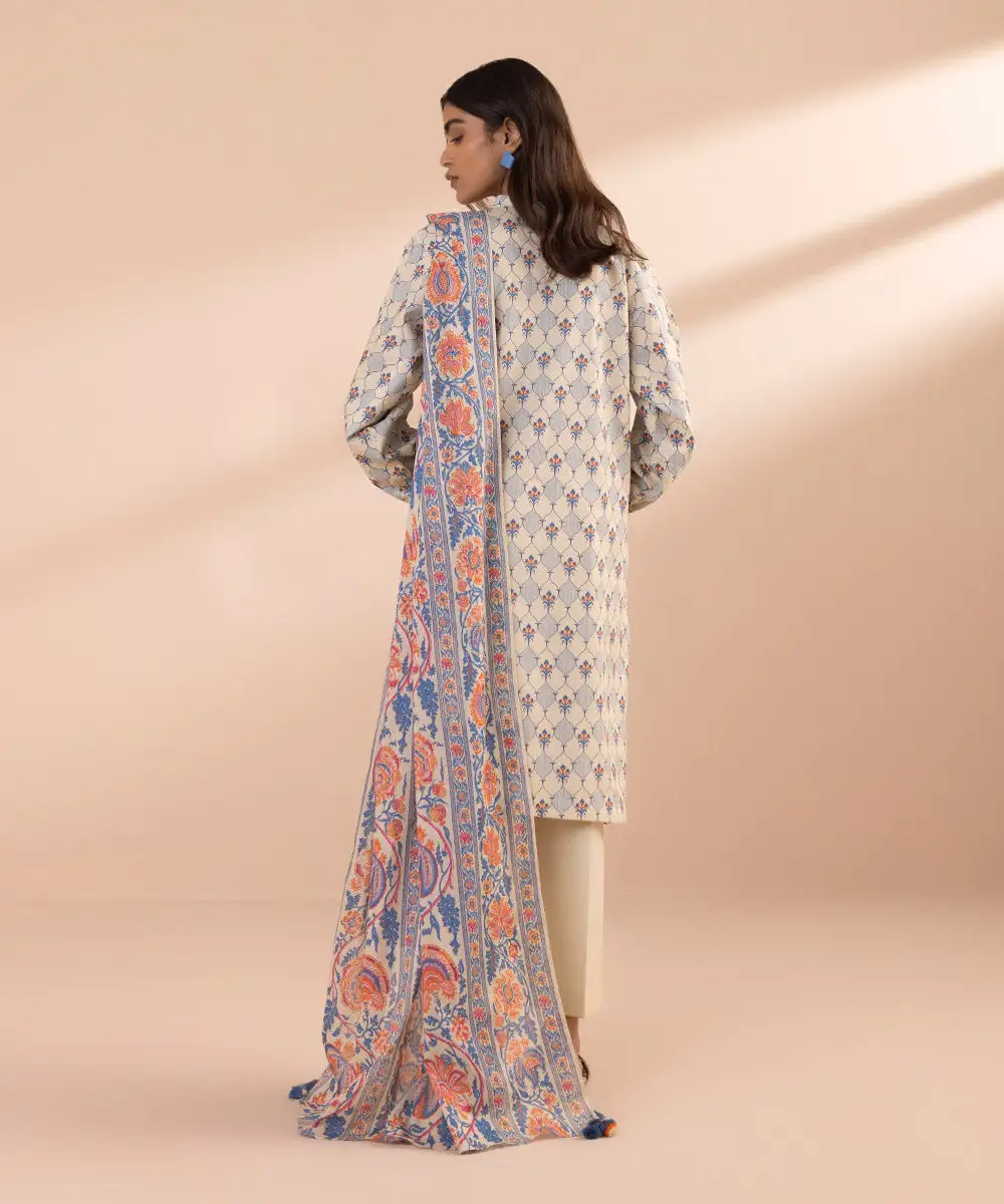 3 Piece - Printed Lawn Suit