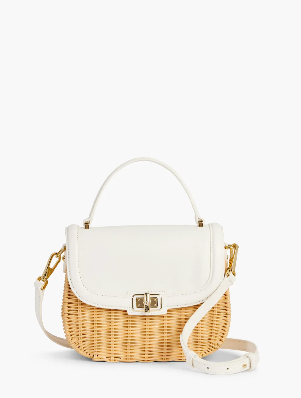 Top Handle Wicker Bag