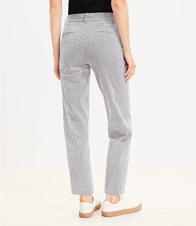 Riviera Slim Pants in Seersucker Stripe