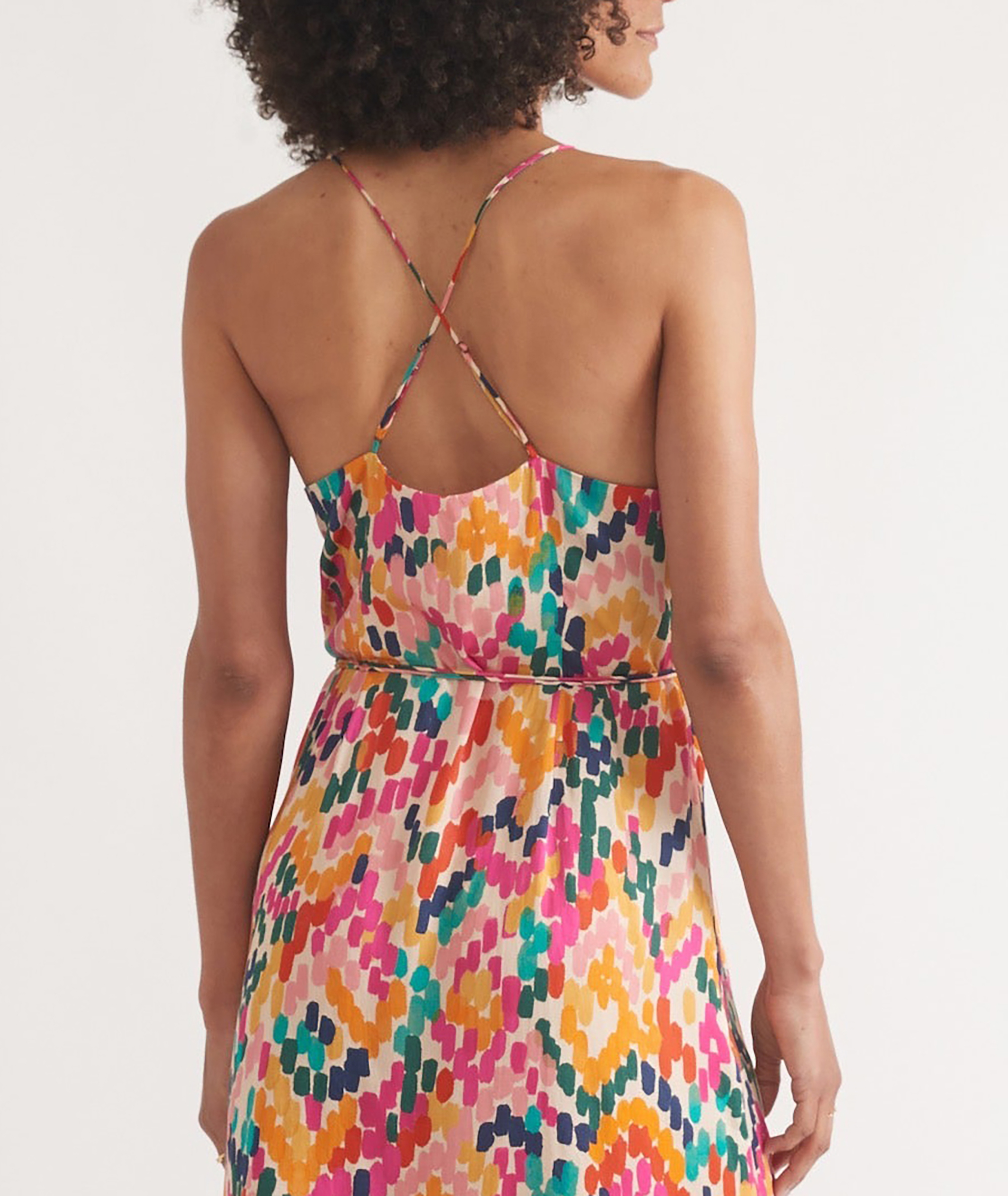 Archive Emma Wrap Bright Watercolor Dress