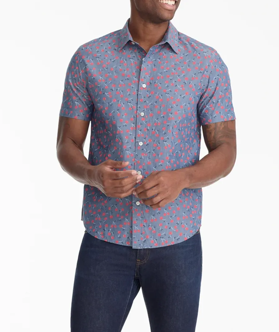 Floral Pattern Men's Shirt