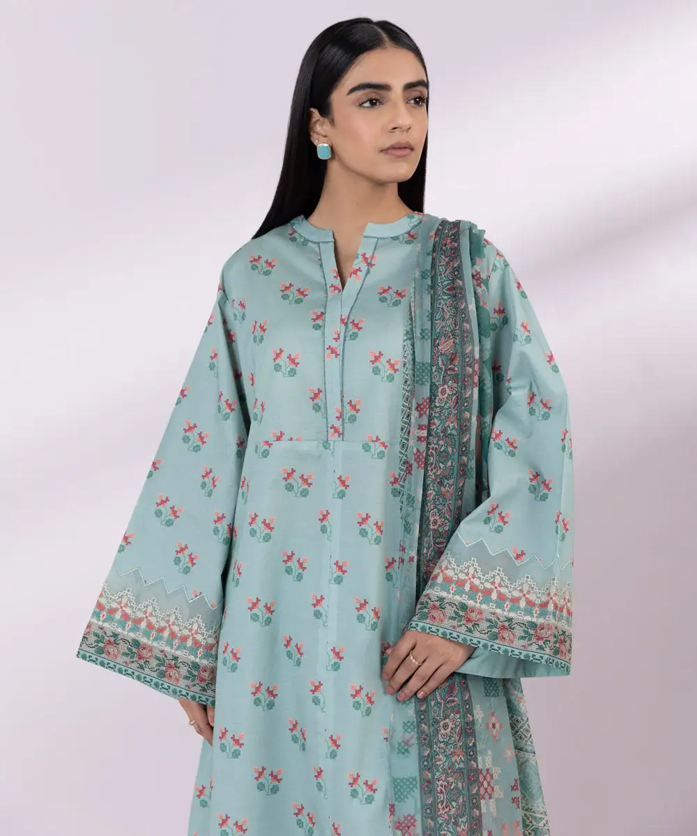 2 Piece - Embroidered Lawn Suit