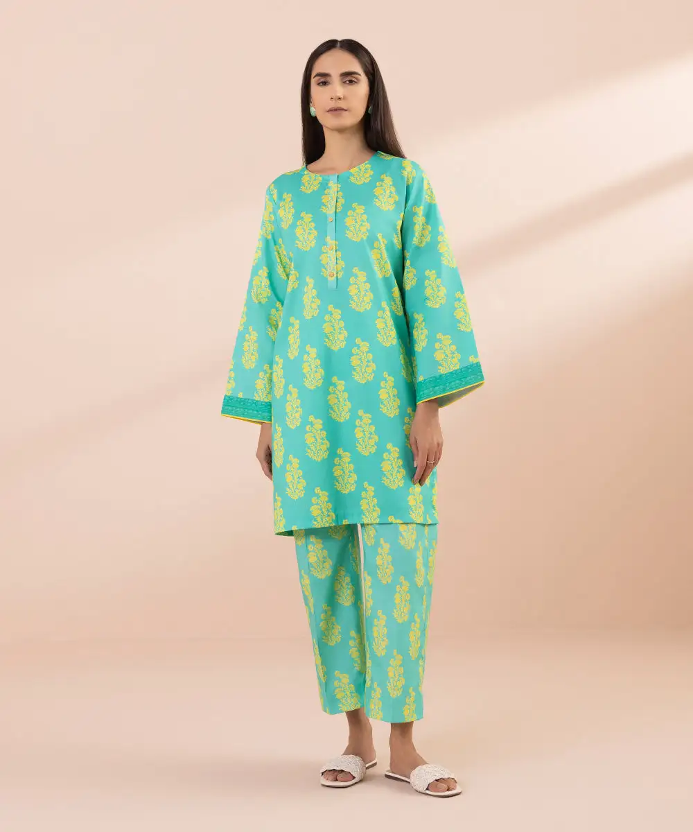 2 Piece - Printed Lawn Suit