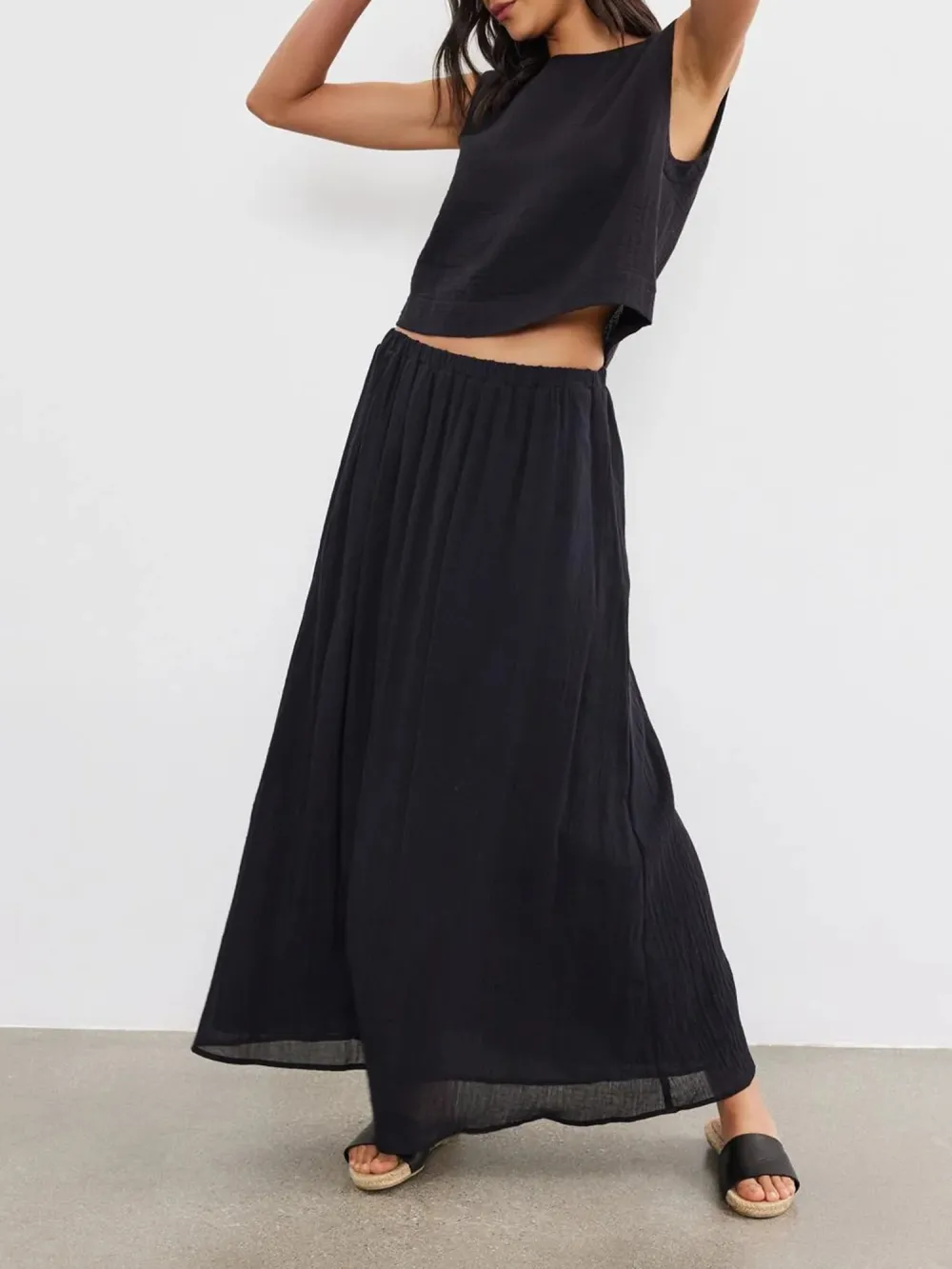 Indy Cotton Gauze Skirt