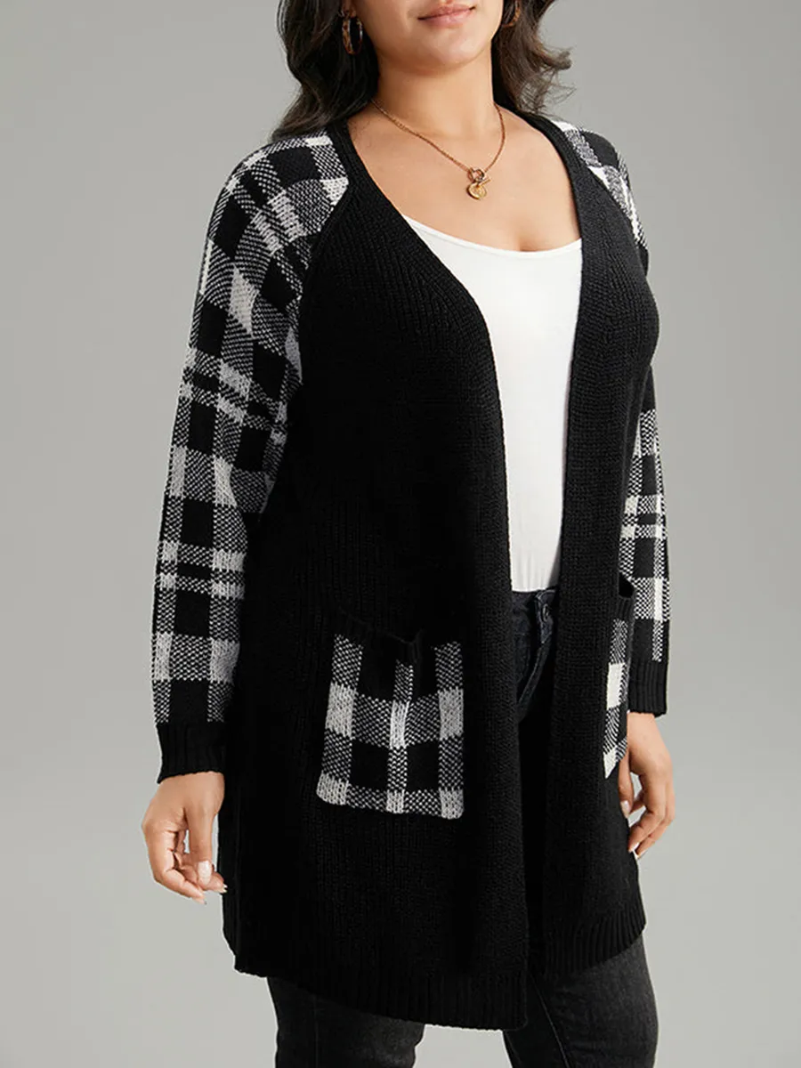 Cardigan with rotator sleeves