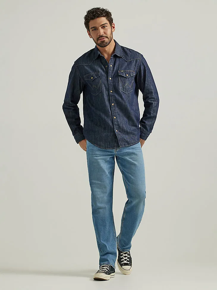 MEN'S REGULAR FIT FLEX JEAN IN LIGHT WASH