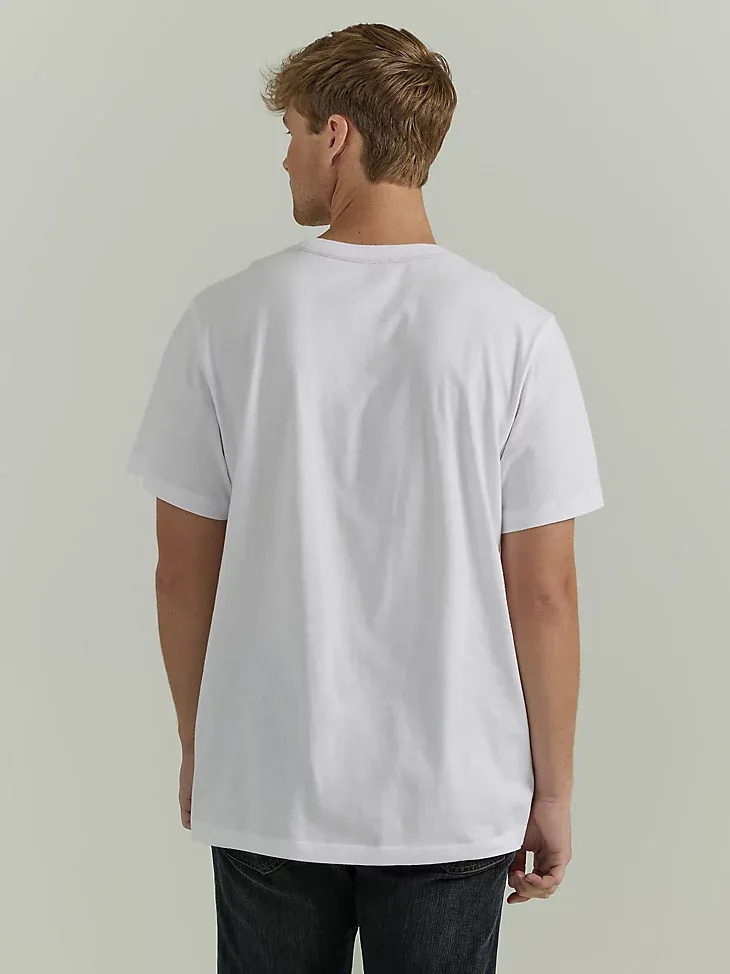 MEN'S WRANGLER COLLEGIATE LOGO T-SHIRT IN UNIVERSITY OF GEORGIA