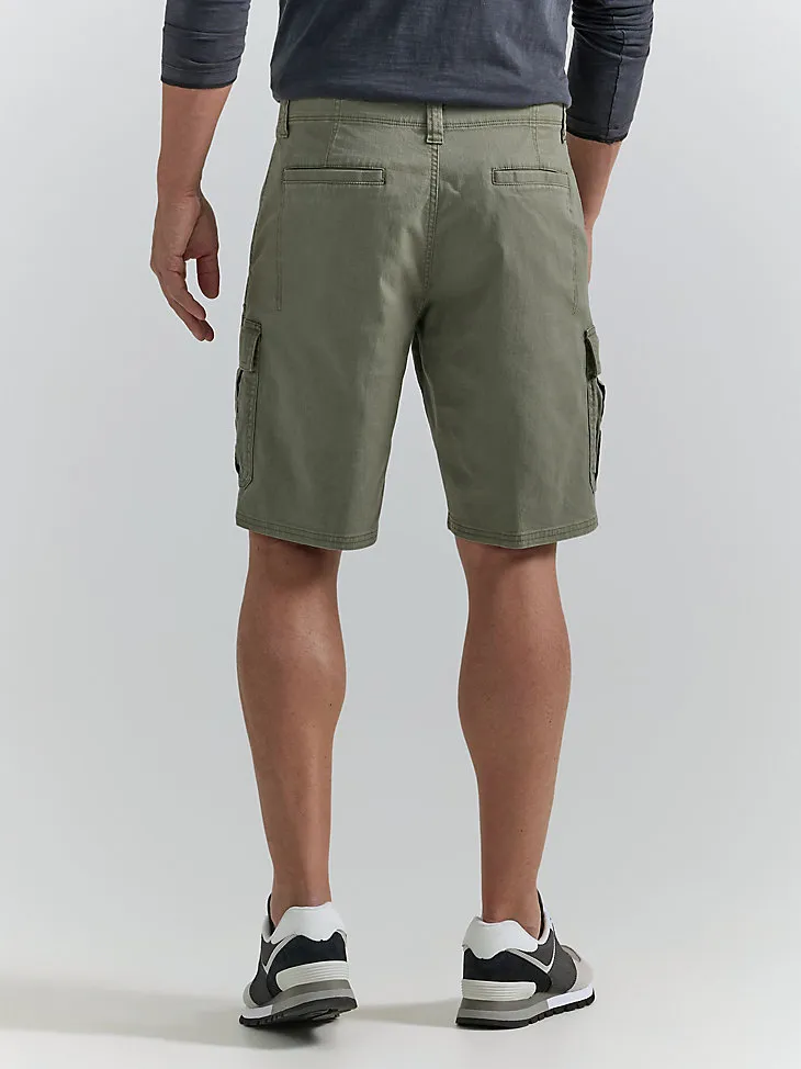 MEN'S WRANGLER AUTHENTICS® STRETCH CARGO SHORT IN GRAIN