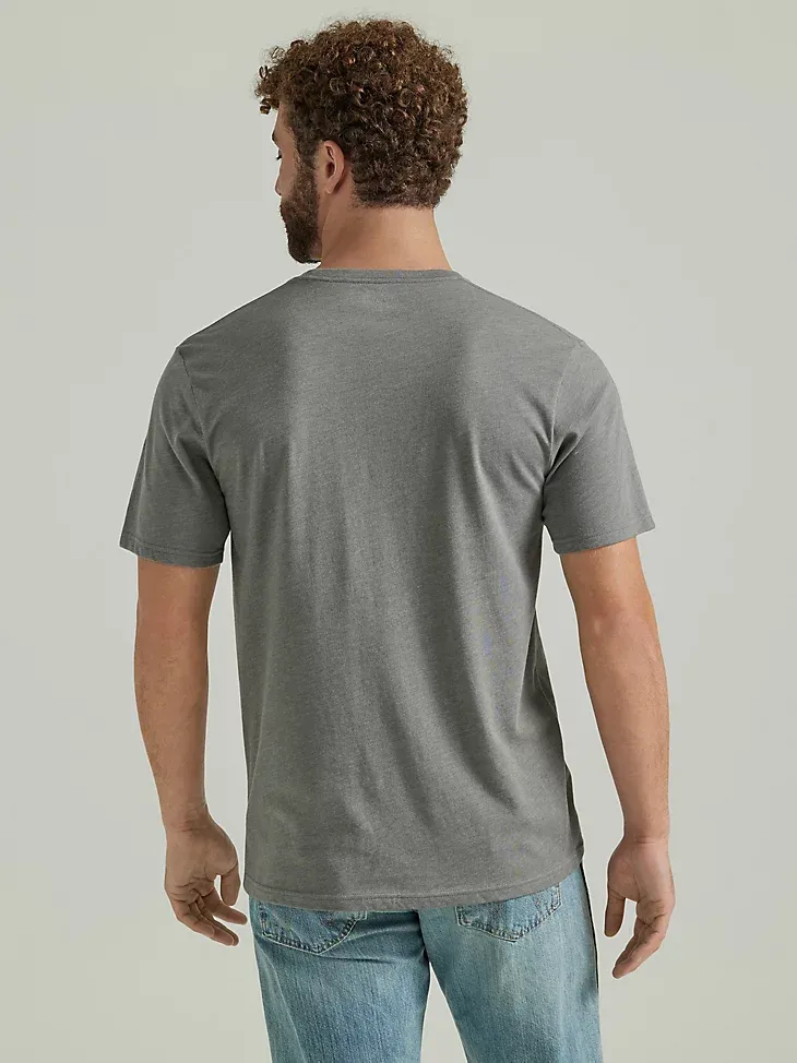 MEN'S WRANGLER COCONUT COWBOY GRAPHIC T-SHIRT IN LICHEN