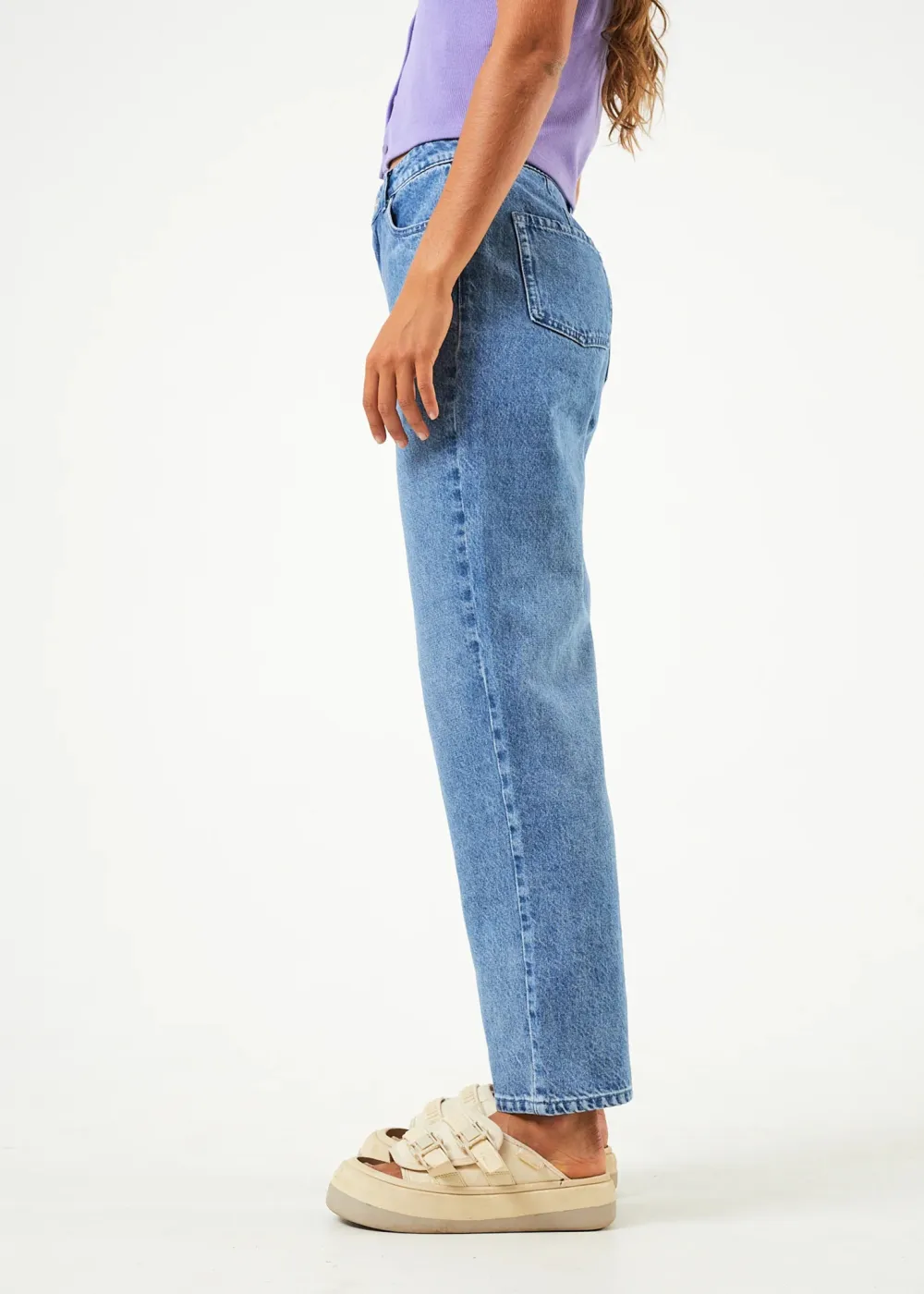 SHELBY - HEMP DENIM WIDE LEG JEAN