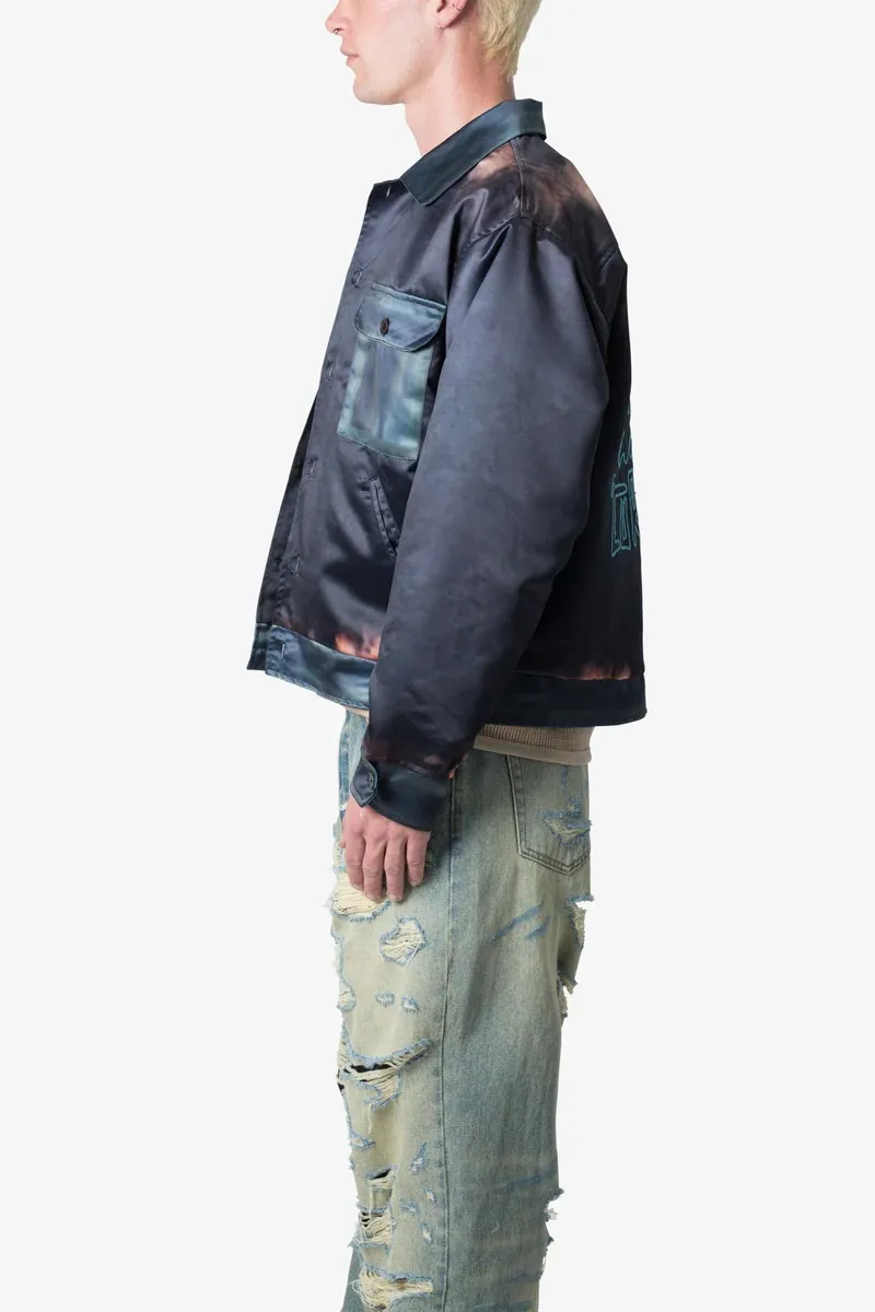 SATIN BOMBER JACKET