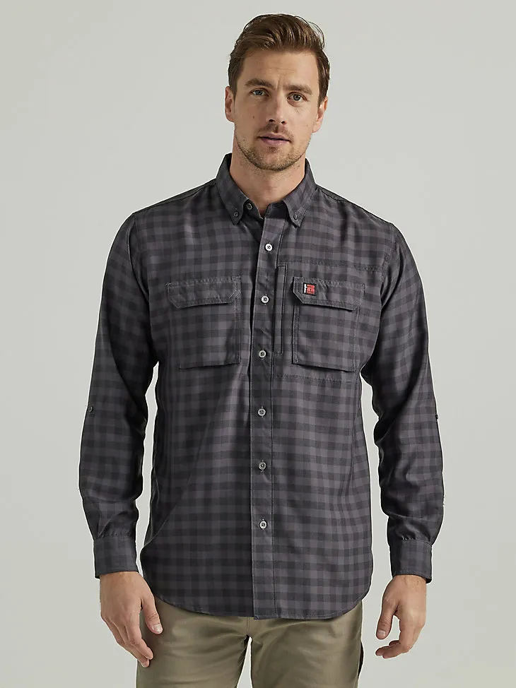 WRANGLER® RIGGS WORKWEAR® TECHNICAL WORK SHIRT IN GREY