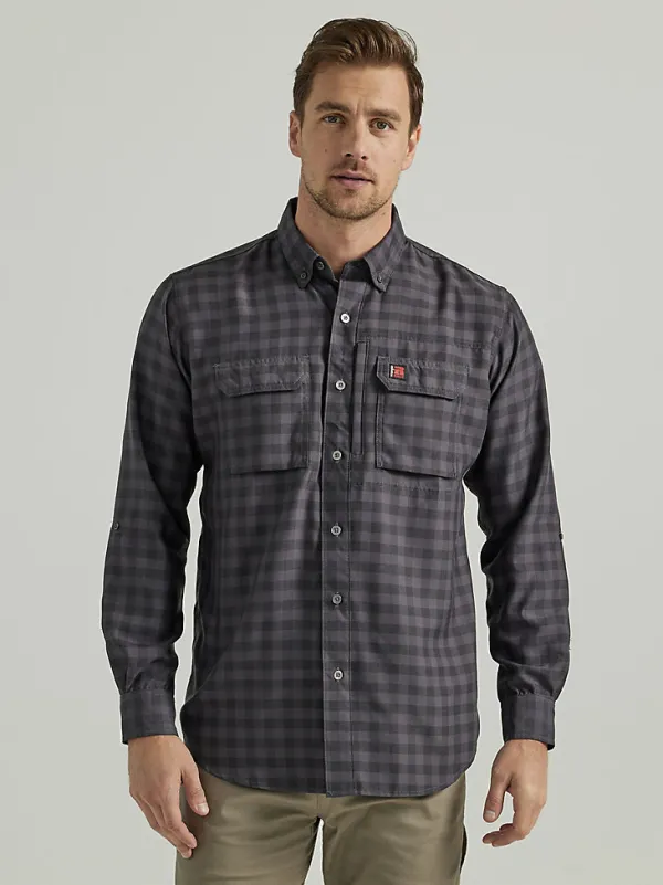 WRANGLER® RIGGS WORKWEAR® TECHNICAL WORK SHIRT IN GREY