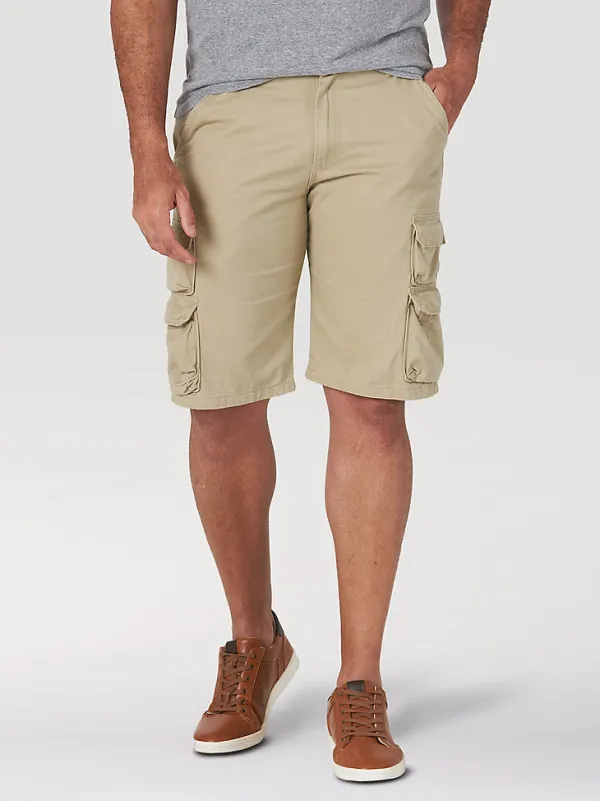 MEN'S WRANGLER AUTHENTICS® CARGO SHORT IN CAMEL