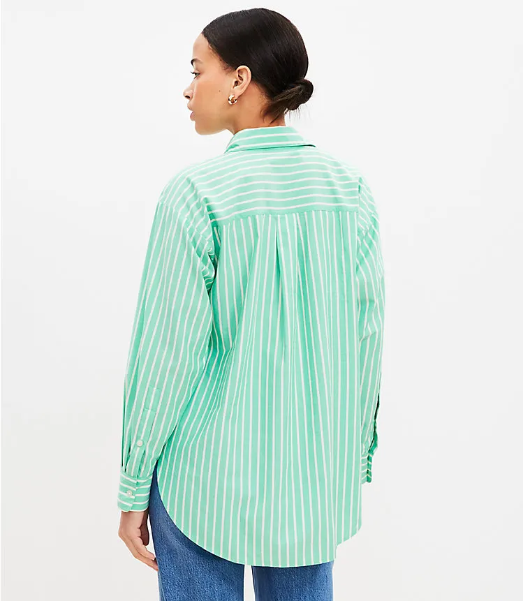 Striped Oversized Everyday Shirt